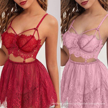 Fashionable Newest Commodity Lace Fashion Plus Size Women′s Lingerie Dress Sexy Pajamas for Women